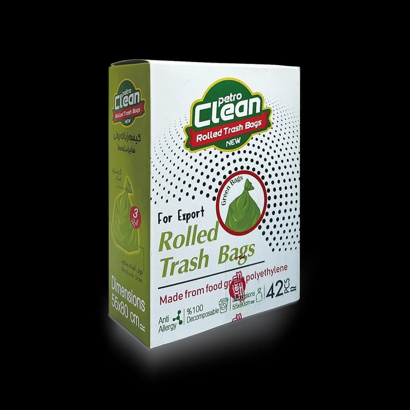 Rolled Trash Bags