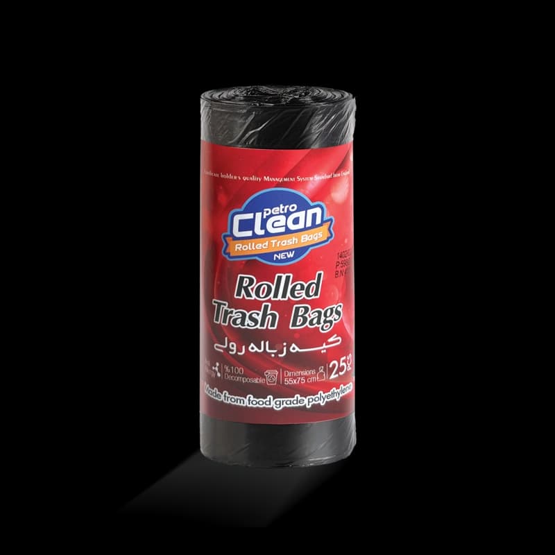 Rolled Trash Bags