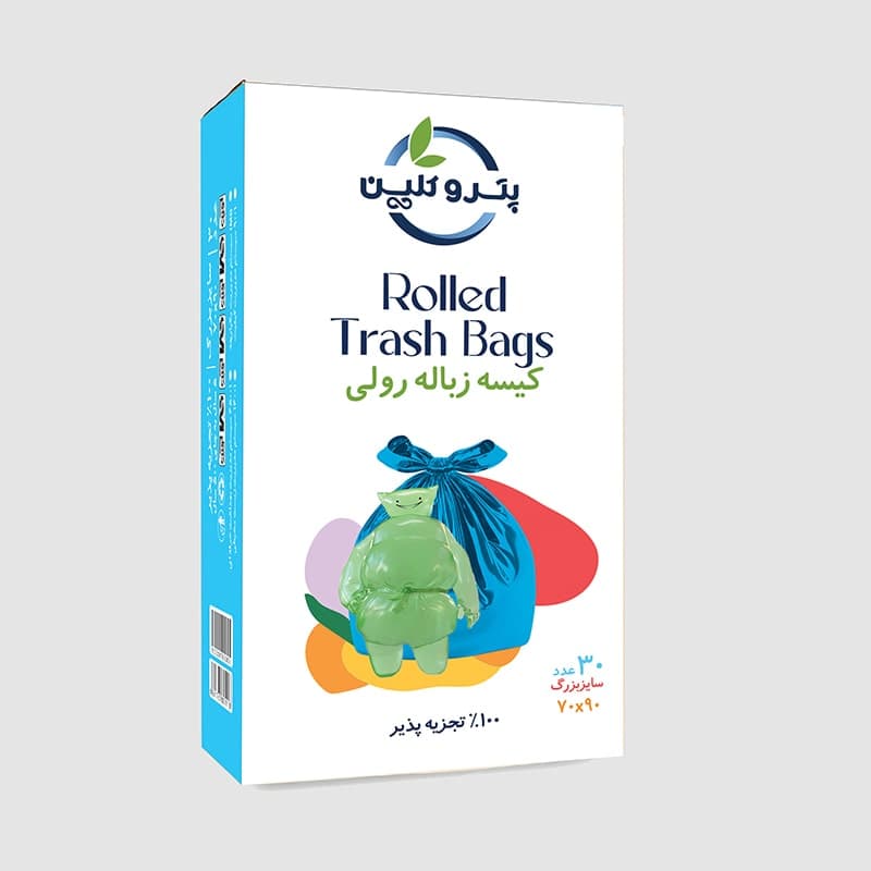 Rolled Trash Bags